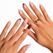 Polka Pop Medium Almond Press On Nails | Set of 24 reusable nails