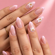 Rosè Medium Almond Press On Nails | Set of 24 reusable nails