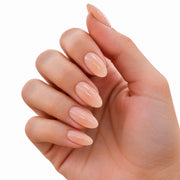 Peach Veil Medium Almond Press On Nails | Set of 24 reusable nails