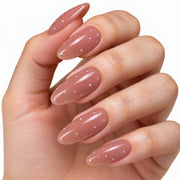 Sweet Spot Medium to Long Almond Press On Nails | Set of 24 reusable nails
