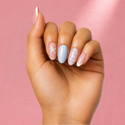 Ocean Pearl Medium Almond Press On Nails | Set of 24 reusable nails